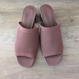 NWT Everlane The Glove Mule in ReKnit in Fudge